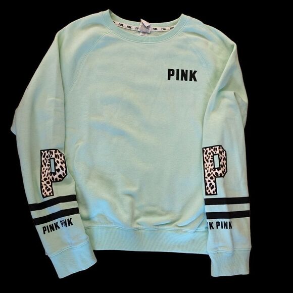 Victoria's Secret Pink leopard Print Crewneck Sweatshirt - Picture 4 of 7